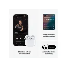 Headphone Apple AirPods 4 W/O ANC (MXP63ZE/A), 4 image