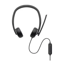Headphones DELL 520-BBDH WH3024, Headset, Wired, USB-C, Black, 3 image