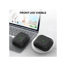 Silicone Case For AirPods 3 - Black, 2 image