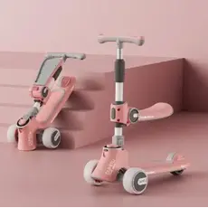 Children's scooter Dumitu plus 002PINK, 6 image