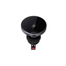 Aukey 15W HD-MC13 Qi2 Wireless Charging Phone Mount - Black, 4 image