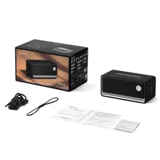 Speaker Edifier ES60, 34W, Bluetooth, Ambient Light Portable Speaker, Black, 6 image