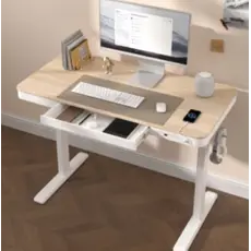 Electric table Vertex VX-1SSD-01NW Single Motor Sit-Stand Desk with Drawer &amp; Memory Control, 3 image