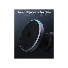 Aukey 15W HD-MC13 Qi2 Wireless Charging Phone Mount - Black, 10 image