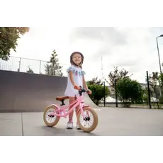 Children's bicycle Miqilong Balance bicycle RVA 12" pink, 3 image