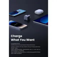 UGREEN X503 (35041) NExode Air Mobile Charger, 30W, Type-C, GaNInfinity Fast Charger, Grey, 4 image