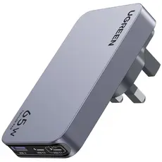 Mobile charger UGREEN X753 (25356) Nexode Pro, 65W, USB, Type-C, Ultra Slim Travel Adapter, Grey, 2 image