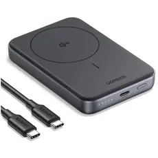 UGREEN PB761 Portable Charger (45763), 10000mAh, Magnetic Wireless Power Bank, Black, 11 image