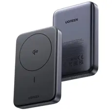 UGREEN PB761 Portable Charger (45763), 10000mAh, Magnetic Wireless Power Bank, Black, 4 image