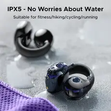 Earphones UGREEN WS209 (45785) HiTune S3, Earbuds, Wireless, Bluetooth, IPX5, Black, 3 image