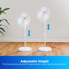 Midea FS40-19M Fan, 40W, White, 4 image