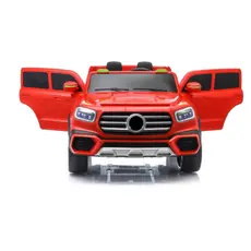 Child's electric car mercedes-benz WN-609-RED, with leather seat, 2 image
