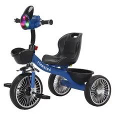 Children's three-wheeled pedal bicycle 602BLU