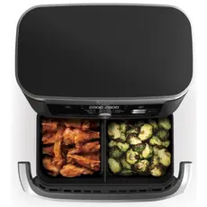 Ninja AF500EU, 2470W, 10.4L, Air Fryer, Black/Silver, 3 image