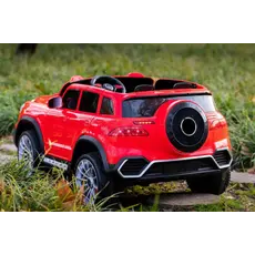 Child's electric car mercedes-benz WN-609-RED, with leather seat, 3 image