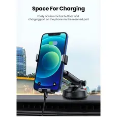 UGREEN LP200 (60990B) mobile phone holder, Gravity Phone Holder With Suction Cup, Black, 4 image