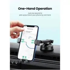 UGREEN LP200 (60990B) mobile phone holder, Gravity Phone Holder With Suction Cup, Black, 8 image