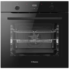 Built-in oven Hansa electrical, 77L, A, display, convection, black, 2 image