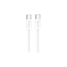 USB cable Hoco DU43 60W PD charging data cable Type-C to Type-C (1M) White