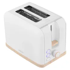 Toaster Ardesto T-F420WWD, 800W, metal, 2 slots, white, 3 image