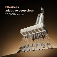 Vacuum cleaner Uwant D700, 20,000Pa, 700ML, Wet And Dry Vacuum Cleaner With D-Shaped Rolling Brush, Grey, 11 image