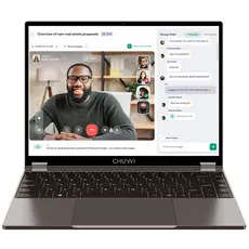 Laptop Chuwi FreeBook N150, 13.4", Intel N150, 16GB, 512GB SSD, Integrated, W11H, Grey