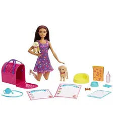 Barbie Doll MATTEL Barbie Adopt-a-Pup Playset - Latina