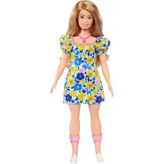 Barbie doll Mattel Barbie Fashionistas Doll - Floral Babydoll Dress (New pack.), 3 image