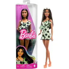 Barbie Doll Mattel Barbie Fashionistas Doll - Lime Green Polka Dots (New pack.)