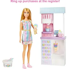 Barbie Doll MATTEL Barbie Ice Cream Shopkeeper Playset, 6 image