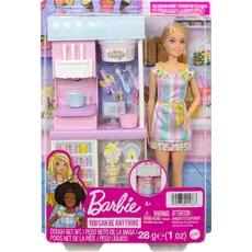 Barbie Doll MATTEL Barbie Ice Cream Shopkeeper Playset, 7 image