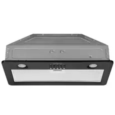 Ardesto Hood integrated, 52cm, 700m3h, metal, 2x1W LED, button, black