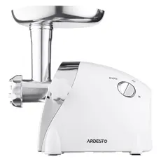 Meat grinder Ardesto, 2000W, prod.-1.9kg/min, 3 cutting plates + for sausage plates, 3 vegetable slicers, plastic, silver, 4 image
