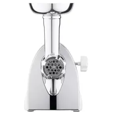 Meat grinder Ardesto, 2000W, prod.-1.9kg/min, 3 cutting plates + for sausage plates, 3 vegetable slicers, plastic, silver, 5 image