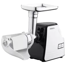 Meat grinder Ardesto, 2300W, prod.-2.2kg/min, 4 cutting plates + for sausage plates, tomato juicer, plastic, white-black, 2 image