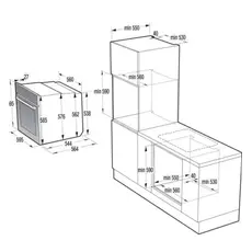 Built-in oven GORENJE BPS6737E04DBG, 5 image