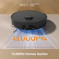 Vacuum Cleaner Dreame Robot Vacuum D20 Pro Plus Black (RLD43SD), 7 image