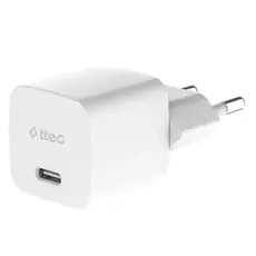 Adapter TTEC SMARTCHARGER GAN 20W PD TRAVEL FAST CHARGER, WHITE, 2 image