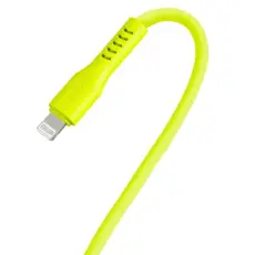 TTEC USB-C - LIGHTNING CHARGE/DATA CABLE, 120CM NEON YELLOW, 2 image