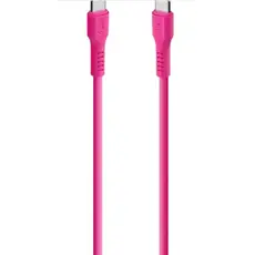Cable TTEC USB-C - USB-C 60W PD/QC FAST CHARGING/DATA CABLE, 120CM, NEON PINK, 2 image