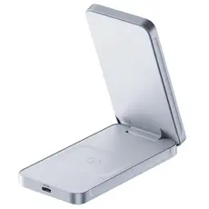 UGREEN W756 (55963) MagFlow Magnetic Wireless Charger, 25W, 2-in-1, Blue, 3 image