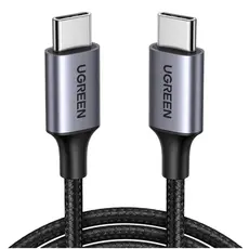 USB Cable UGREEN US261 (50149), 60W, Type-C To Type-C, 0.5m, Grey