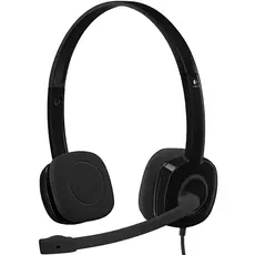 LOGITECH H151 Corded Stereo Headset - BLACK - 3.5 MM