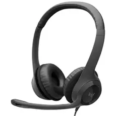 Headset LOGITECH H390 Corded Headset - BLACK - USB