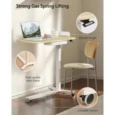 Kingsmith Pneumatic height adjustable table ETD2 oak, 4 image