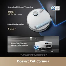 Robot vacuum cleaner Dreame Robot Vacuum Aqua 10 Ultra Roller Complete Black (RLH71DE-1), 5 image