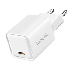 Charger Logilink PA0355 USB-C GaN Fast Charger (PD+QC 3.0) 20W White
