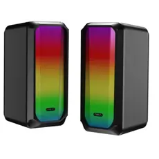 Speaker AULA N-600 RGB Gaming Desktop Speaker 6W Black, 2 image