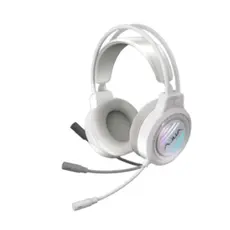 Headphones AULA S606 RGB Wired Gaming Headset White, 2 image