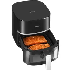 Air grinder Amica 1600W, bowl 5.2L, touch control, 10 auto. programs, plastic, black, 2 image